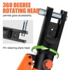 HZLZRZ Hydraulic Crimping Tool 12 Tons, Range 8AWG-4/0AWG(250MCM), Hydraulic Cable