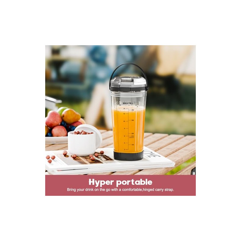 18oz Replacement Cup for Ninja Blast Portable Blender