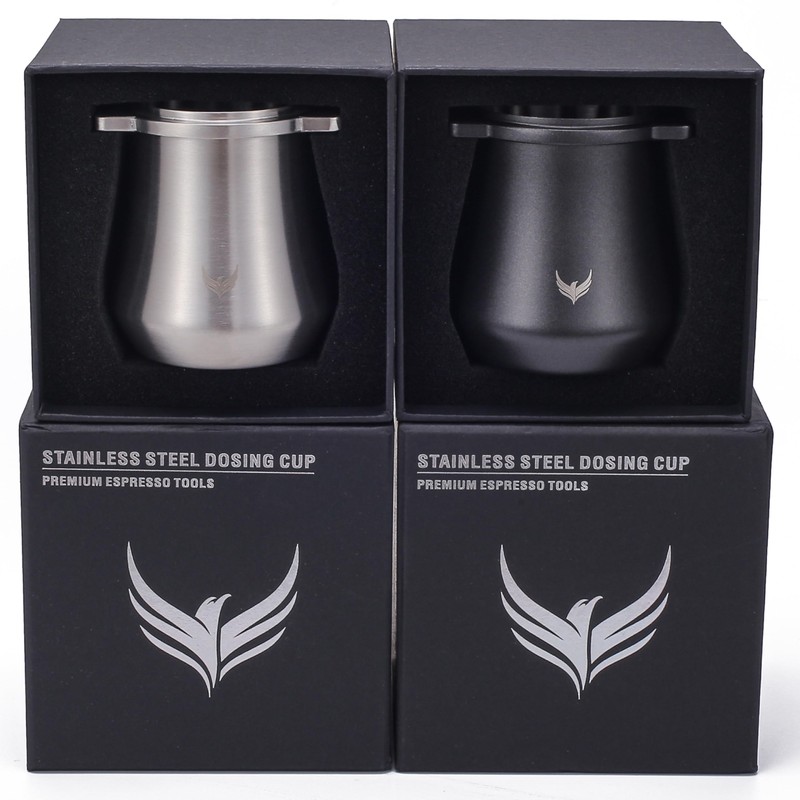 KNODOS 54mm Coffee Bean Dosing Cup Stainless Steel Espresso Dose