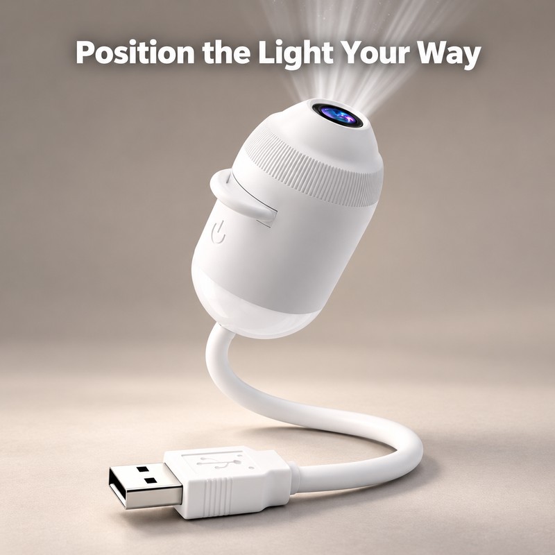 USB Starry Sky Projection Light for Car Interior & Bedroom