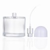 Enslz 100ML/3.4OZ Refillable Cosmetic Spray Bottle, Empty Glass Perfume Bottle