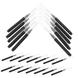 Outanaya 100Pcs Portable Micro Eyebrow Brushes Eyelash Lamination Tool Spoolie Brush for Brow Grooming Convenient Beauty Supplies for Go Use