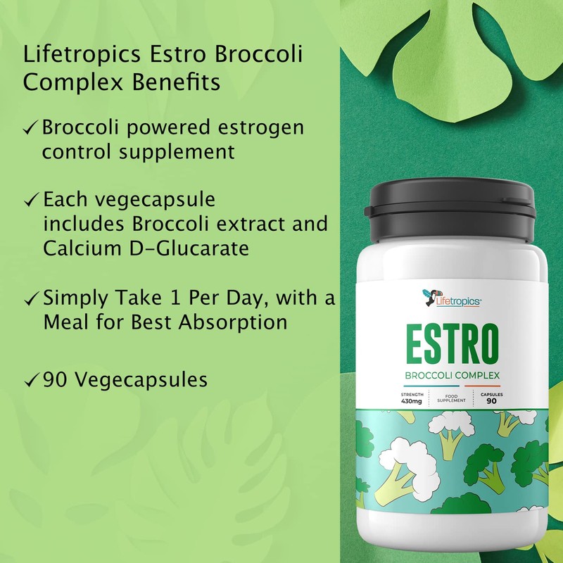 Lifetropics Estro Broccoli Complex | Broccoli Powered Estrogen Blocker |