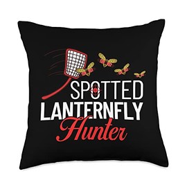 Spotted Lanternfly Trap Insect Spray Lantern Fly Throw Pillow