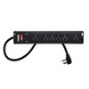 Monoprice Metal Surge Protector - 6 Outlet Power Strip, 1150