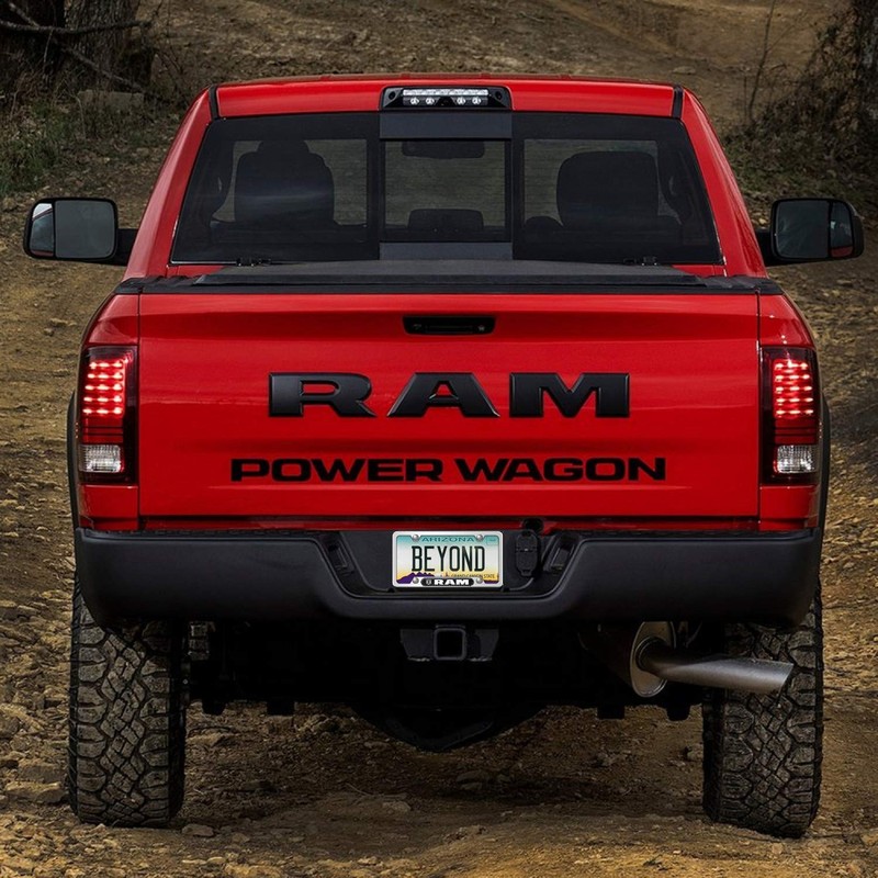 iPick Image for - RAM Real Carbon Fiber Nameplate Chrome