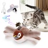 Eisfiel Flapping Bird Cat Toy, No Flying, Chirping Bird Cat