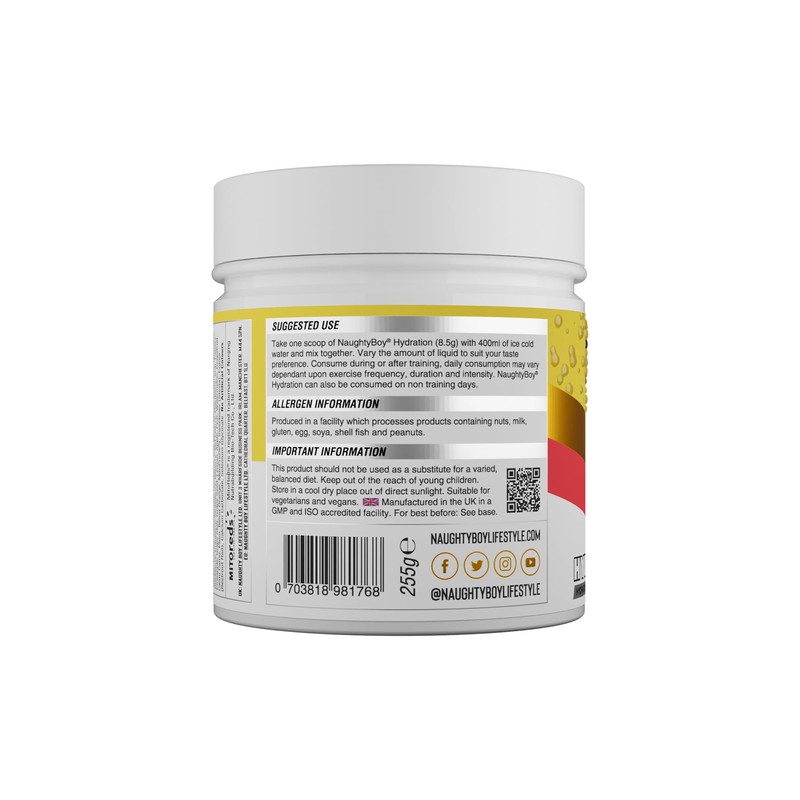 Naughty Boy Hydration Mix with Over 2400mg of Electrolytes, Added