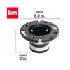 Oatey 43538 ABS Cast Iron Flange Replacement, 4-Inch