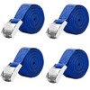 LUZOON Tie Down Straps 4 Pieces 2.5 m Lashing Straps