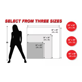 GBG Pontiac Trans Am 10th Anniversary Banner Sign Wall Art - 36" x 36", 15 oz Premium