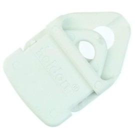 20 x Holdon® Mini Clip White – Clamp Mounting Eyelet for Banner, Tent, Tarpaulin, Molton – BO-Camp/Isabella