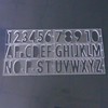 Colini Uppercase Letter Template Routing Guide - 26 Alphabet &