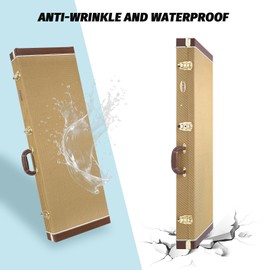 LETSROCK Electric Guitar Hard Shell Case, 39 Inch Standard Electric Guitar Hard Carrying Case for KST/KTL/170 Model with Lock Latch