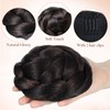 Braid Bun Hair Piece Extension Claw in Hairpiece, Synthetic Braided