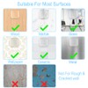 Transparent Square Door Stopper Wall Protector Set - 6-Piece Soft