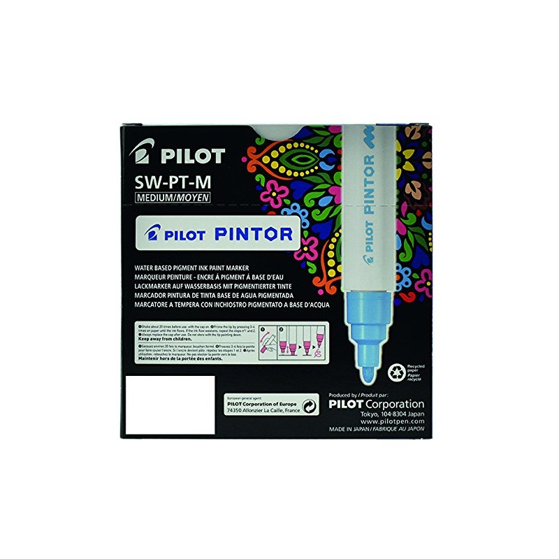 Pilot Pintor Medium Line Bullet Paint Marker 4.5mm Tip- Orange