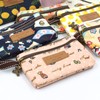 loco animo Pouch, Double Zipper, Strap, Lightweight, Cute, Animal Pattern,