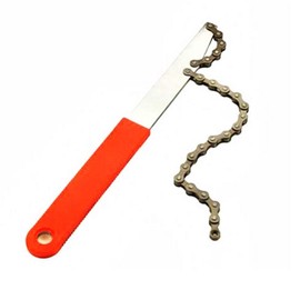 GCA Bicycle Chain Whip BMX Cycling Wheel Sprocket Wrench Remover Tool (Red)