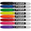 Sharpie Stained Permanent Fabric Marker, Assorted, 8-Pack (SAN1779005)