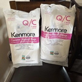 Kenmore 12 Kenmore Sears Type Q/C HEPA Vacuum Bags Style 5055 20-50558 50557 53292