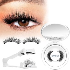 Pestañas Postizas Magneticas, Pestañas Magnéticas con Aplicador, Pestañas Magneticas Naturales, No Requiere Delineador de Ojos ni Pegamento (F)