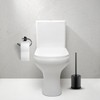 ToiletTree Products - Escobilla de Inodoro con Tapa, Color Negro,