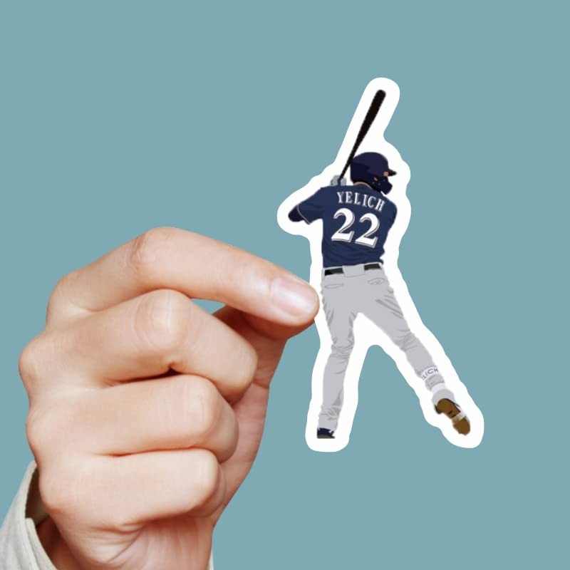 Set of 100 Baseball Stickers, Waterproof Baseball Stickers, Suitable for