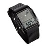 FANMIS Men's Waterproof Rectangle Dial Analog Digital Wrist Watch with