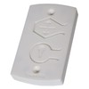 White Two Button Cover Plate - Fits Wayne Dalton Garage
