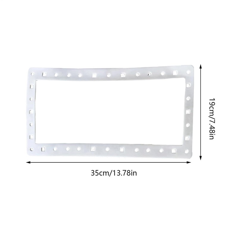 Pool Skimmer Gasket - Pool Gasket Replacement,Stable Flexible Spa Parts