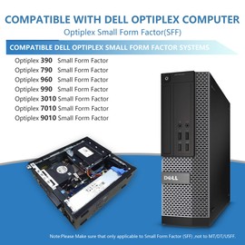 POINWER H240AS-01 H240AS-00 L240AS-00 2TXYM 3WN11 240W Optiplex 7010 SFF Power Supply for Dell Optiplex 390 790 960 990 3010 9010 Small Form Factor Systems CCCVC 3RK5T ac240as-00 D240ES-00