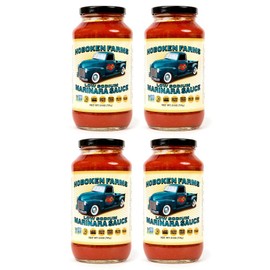 Hoboken Farms Marinara Pasta Sauce, Low Sodium, 25 Ounces (Pack Of 6)