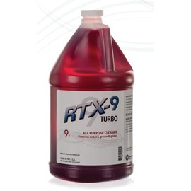 RTX9 Turbo Heavy Duty Cleaner & Degreaser from Bradley Systems: Perfect for car interior/exterior, floors, equipment, machinery, and much more 1 gallon