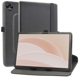 MAMA MOUTH Case for DOOGEE T20 Ultra,360 Degree Rotating With Premium PU Leather Sleeve Cover for Doogee T40 Pro/DOOGEE T20 Ultra 12 Inch Tablet,Black