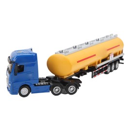 Haofy Tank Truck Toy, Versatile Oil Tank Truck, Static 1:50, Removable, Fun, Eco-Friendly, for Gifts (Yellow)