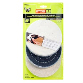 3PC 6" BUFFING WHEEL SET