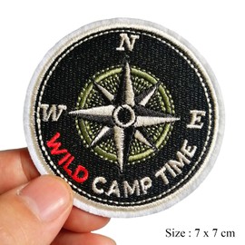 BPA Embroidered Patches Iron on Sew on Patches for Clothing Jackets etc.-Wild Camp Time