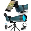 CreativeXP HD Spotting Scope with Tripod 20-60x80mm - BAK 4