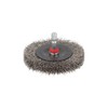 wolfcraft stainless steel wire wheel brush Ø 75 x 12
