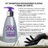 Kit Shampoo Matizador Morado Platino Kolor Shot Matizador de Canas
