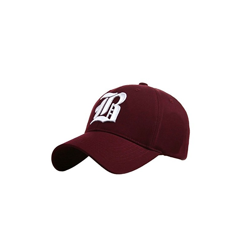 Casual Gothic B Letter Baseball Cap Snap Back Hat Hats