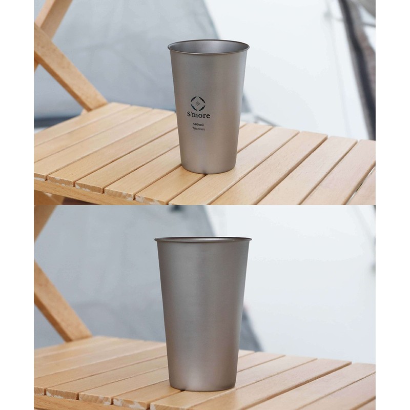 S'more Titanium Tumbler Single500 Titanium Tumbler, 16.9 fl oz (500