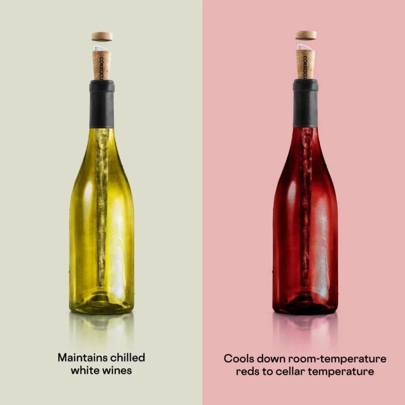 Corkcicle Air Wine Bottle Chiller Cooler Chill Aerate Wine Stopper