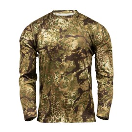 Kryptek Men's Standard Hyperion Long Sleeve Crew, Obscura Transitional, Medium