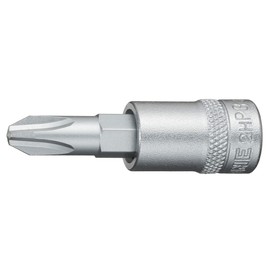 Tone Driver Bit Socket 2H-P3 Drive Angle 0.25 inch (6.35 mm) (+) No. 3