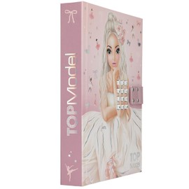 Depesche 13609 TOPModel Ballet - Diario con codice numerico e sonoro, libro con 80 pagine a righe e illustrate a colori