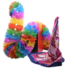 LJLHUIM Magic Tricks with Magic Box, Magic Flower, Magic Scarves and Tutorial Videos Appearing Magic Set Easy Magic Props for Beginners, Kids and Adult