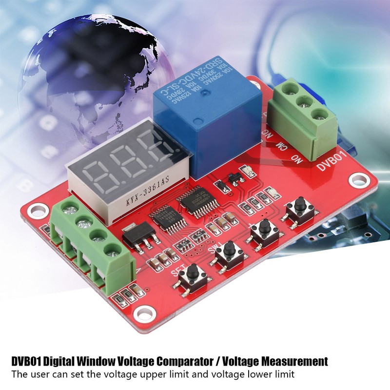 Red DVB01 Digital Window Voltage Comparator / Voltage Measurement (24V