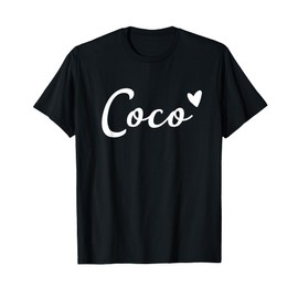 Coco Cute Heart Funny Grandma Mother's Day T-Shirt